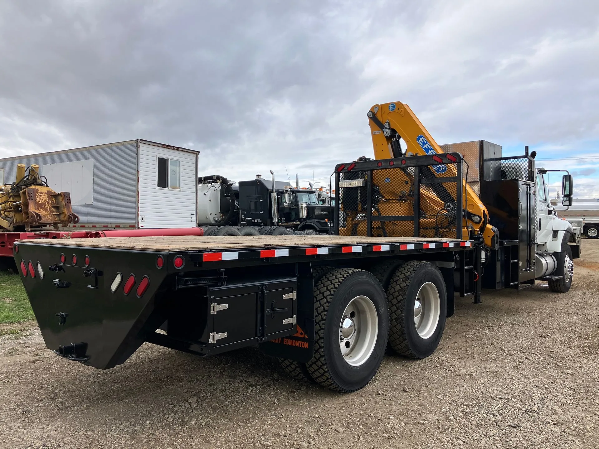 2011 International 7500 TA Sleeper Boom Truck