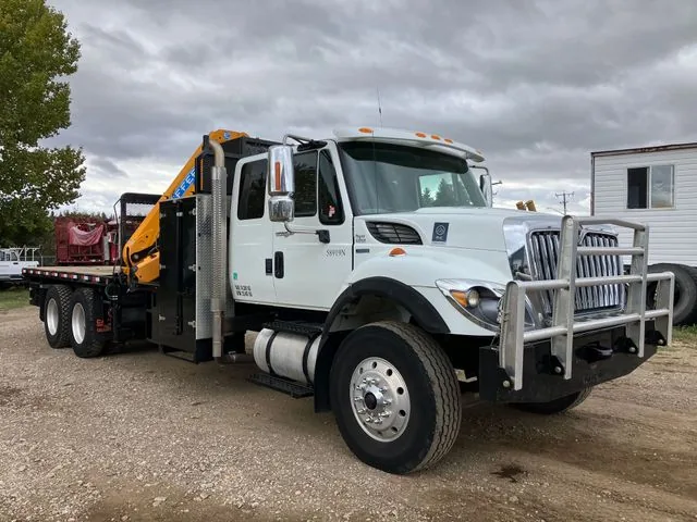 2011 International 7500 TA Sleeper Boom Truck