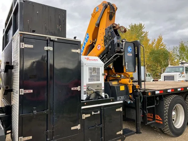 2011 International 7500 TA Sleeper Boom Truck